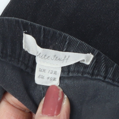 White Stuff Women's Black Corduroy Jeggings