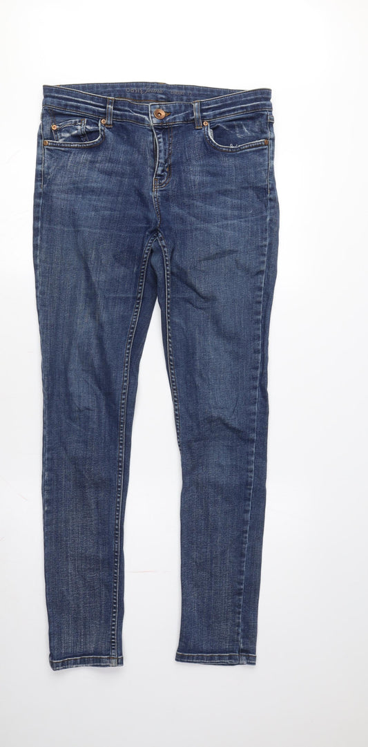 Oasis Women's Blue Skinny Jeans Size 12