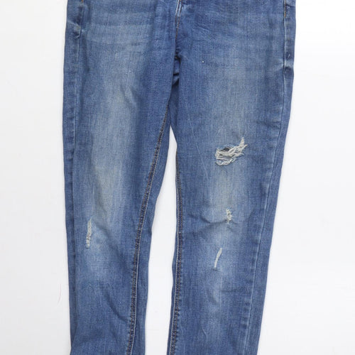 Vero Moda Women's Blue Boyfriend Jeans - Size 2