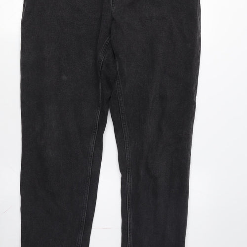 Black Men's Regular Fit Straight Jeans Size 33