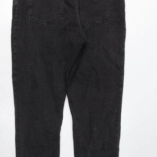 Black Men's Regular Fit Straight Jeans Size 33