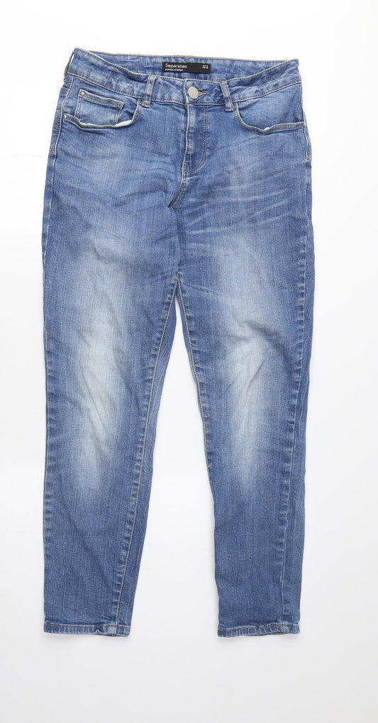 Dunnes Stores Women's Blue Straight Jeans Size 12