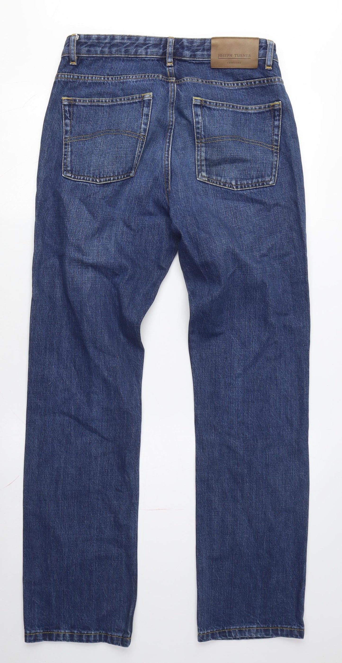 Joseph Turner Men's Blue Straight Jeans 32R