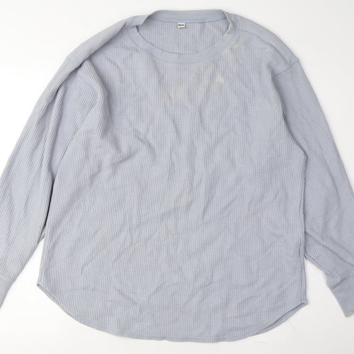 Uniqlo Grey Women's Pullover Sweatshirt Size L Comfortable Style