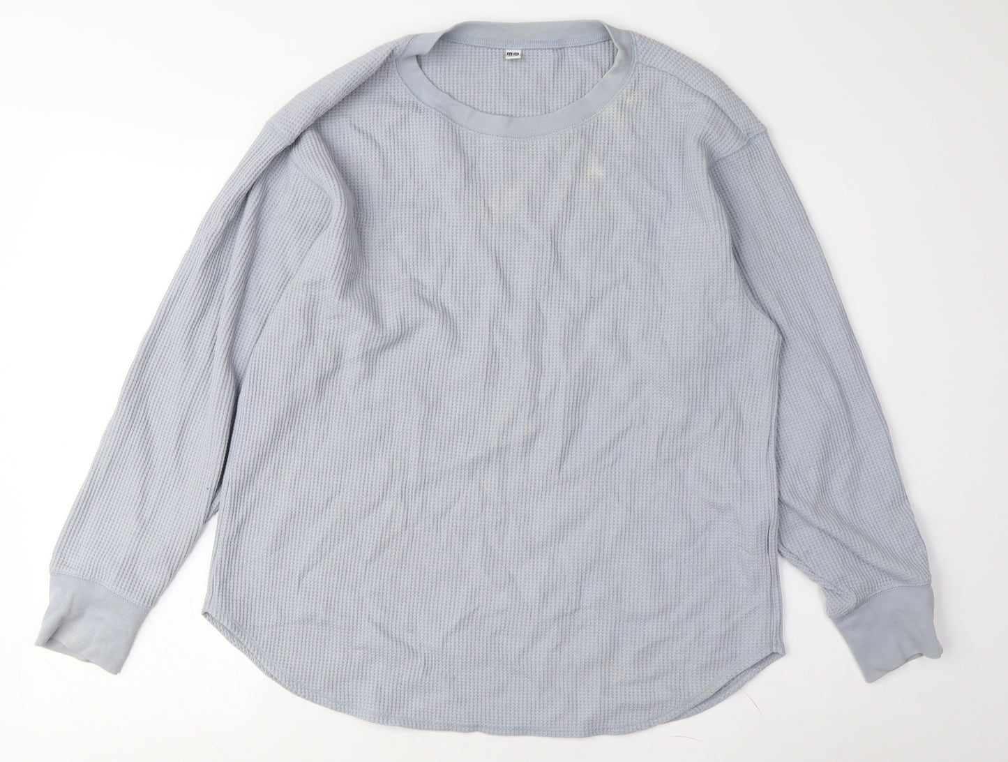 Uniqlo Grey Women's Pullover Sweatshirt Size L Comfortable Style