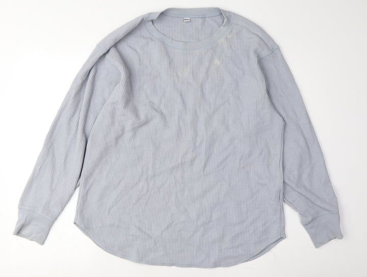 Uniqlo Grey Women's Pullover Sweatshirt Size L Comfortable Style