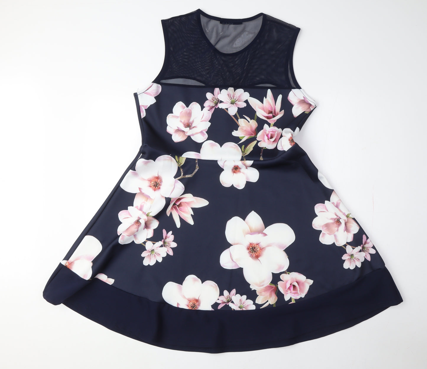 QUIZ Women's Multicoloured Floral Dress Size 16