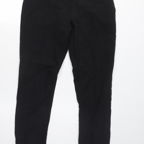 Topshop Women's Black Straight Trousers Size 8