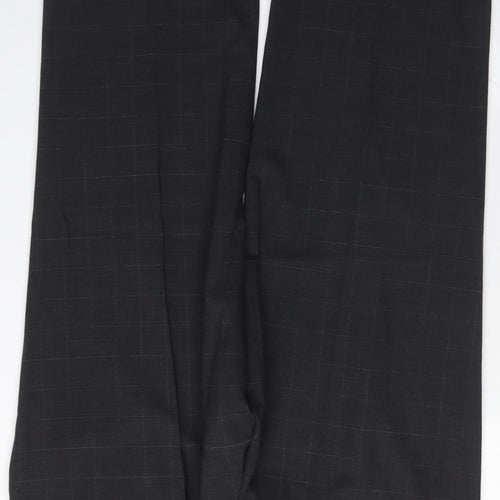 Armando Men's Black Check Dress Pants, Size M