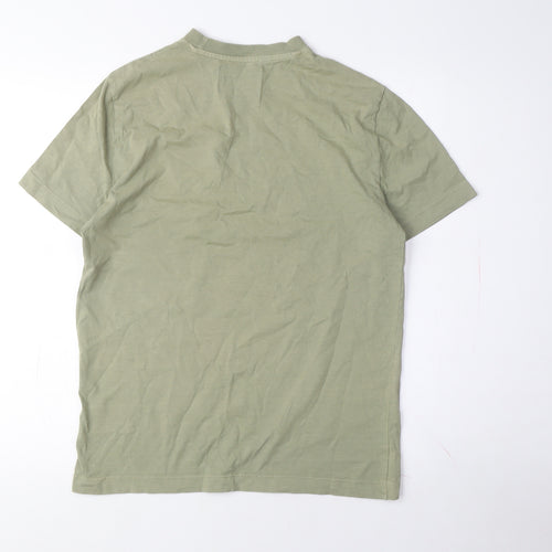 The Stooges Men's Green XS Crew Neck T-Shirt