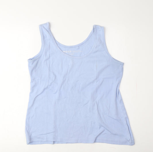 Capsule Women's Blue Basic Tank, Size 12