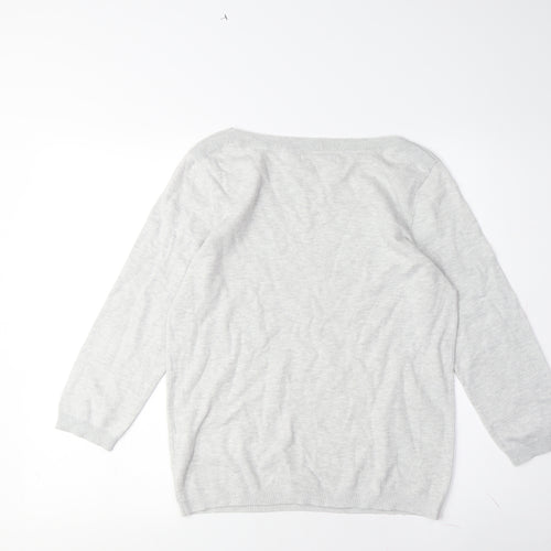 Reserved Women's Grey Medium Pullover Jumper