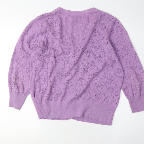 Corona Rocca Women's Purple Cardigan M