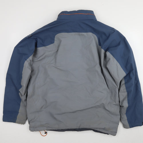 Nike Men's Blue Grey Anorak Jacket L Waterproof