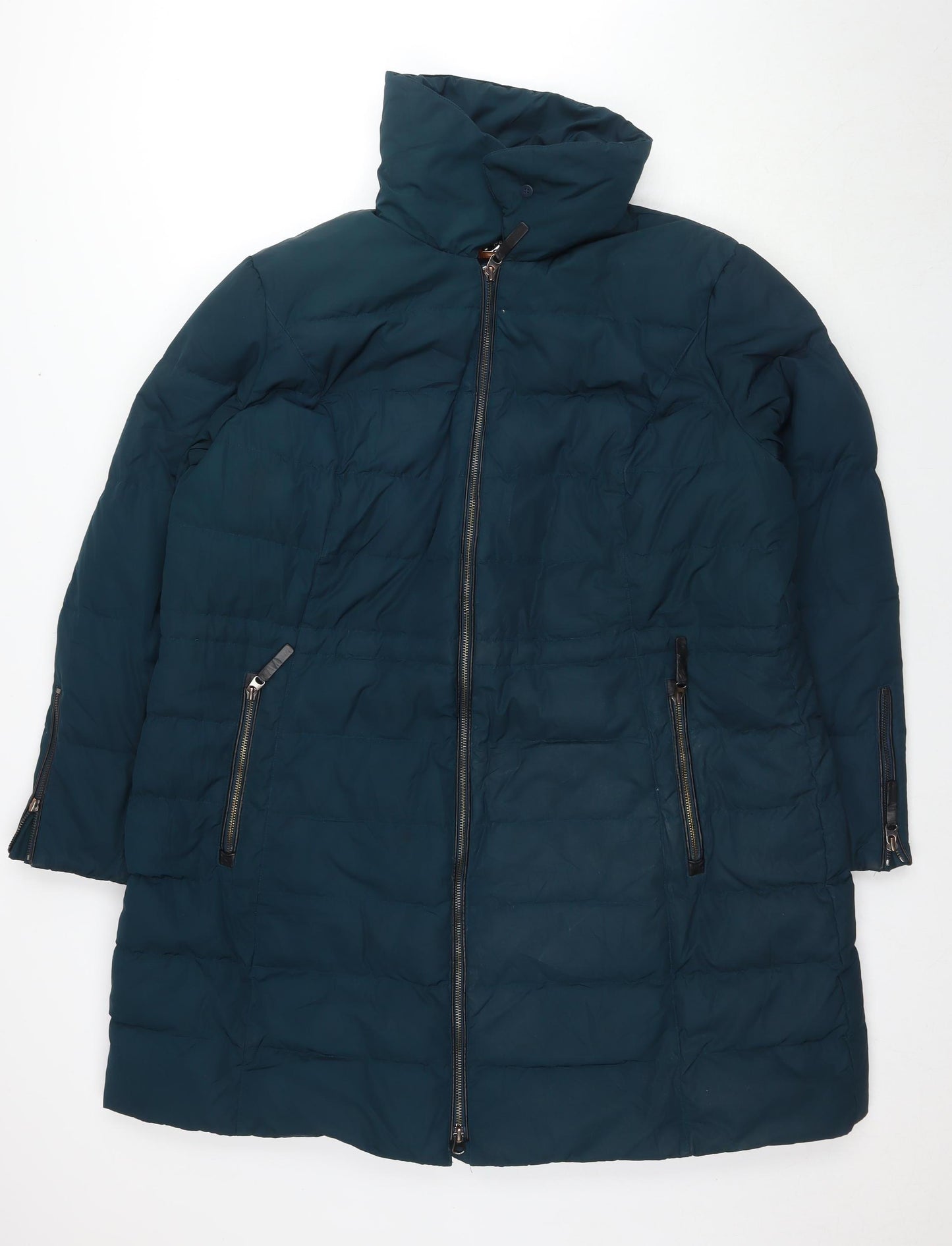 Marks and Spencer Women's Green Puffer Jacket Size 22