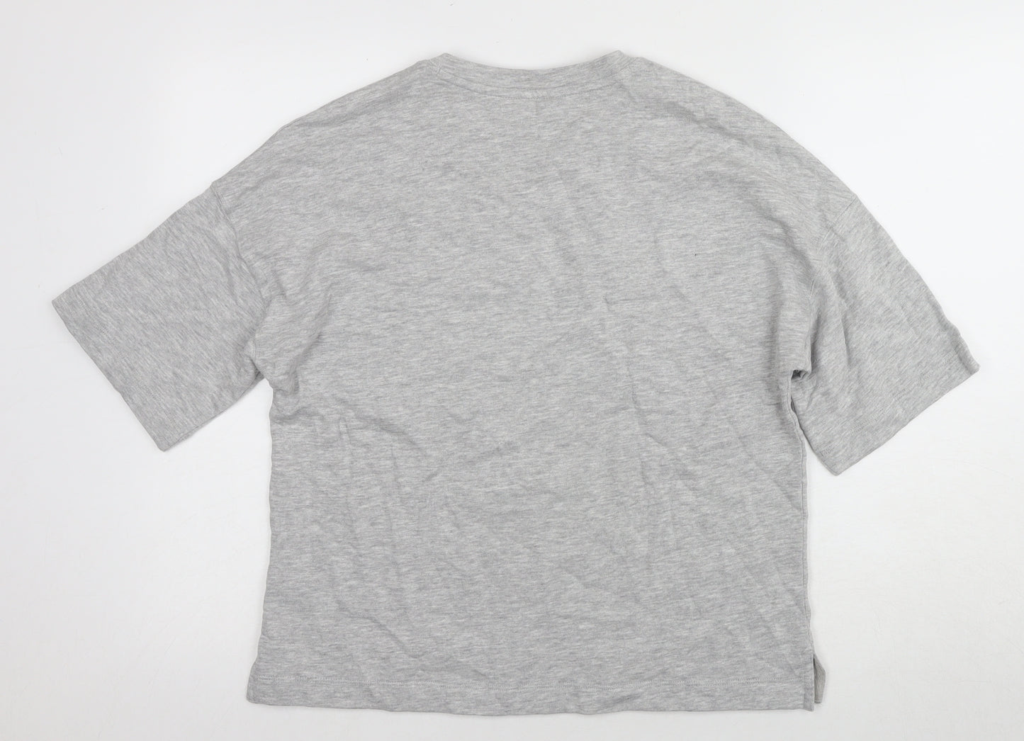 Marks and Spencer Grey Women's T-Shirt, M, Basic Style