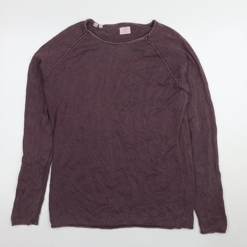 SELECTED HOMME Men's Purple Pullover Jumper L