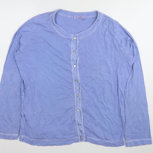 Fresh Produce Women's Blue Cardigan Size 18