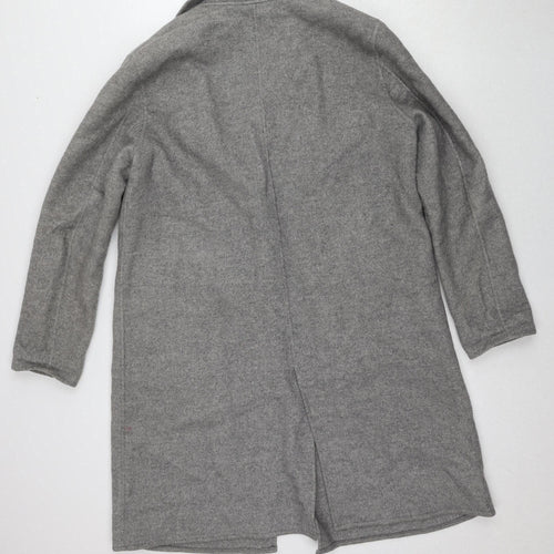 Zara Women's Grey Wool Blend Blazer, Size 16