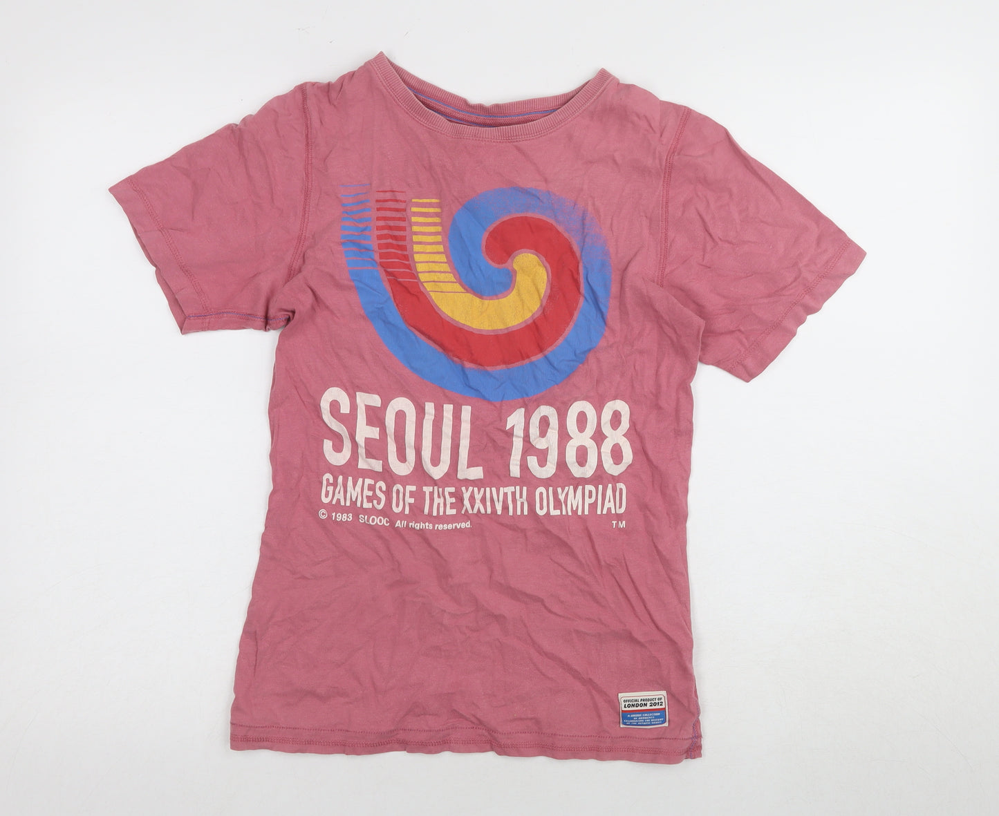 Next Unisex Pink T-Shirt S - Vintage Sportswear