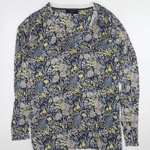 Next Women's Multicoloured Floral V-Neck Top