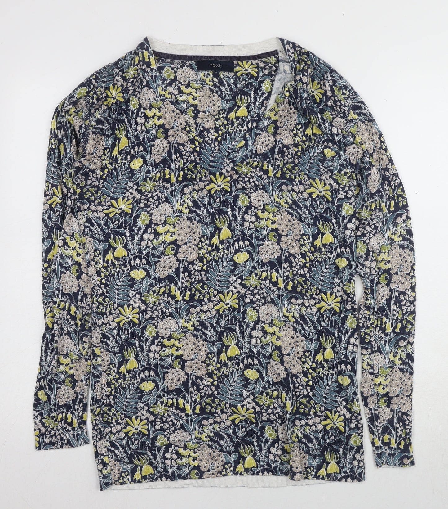 Next Women's Multicoloured Floral V-Neck Top