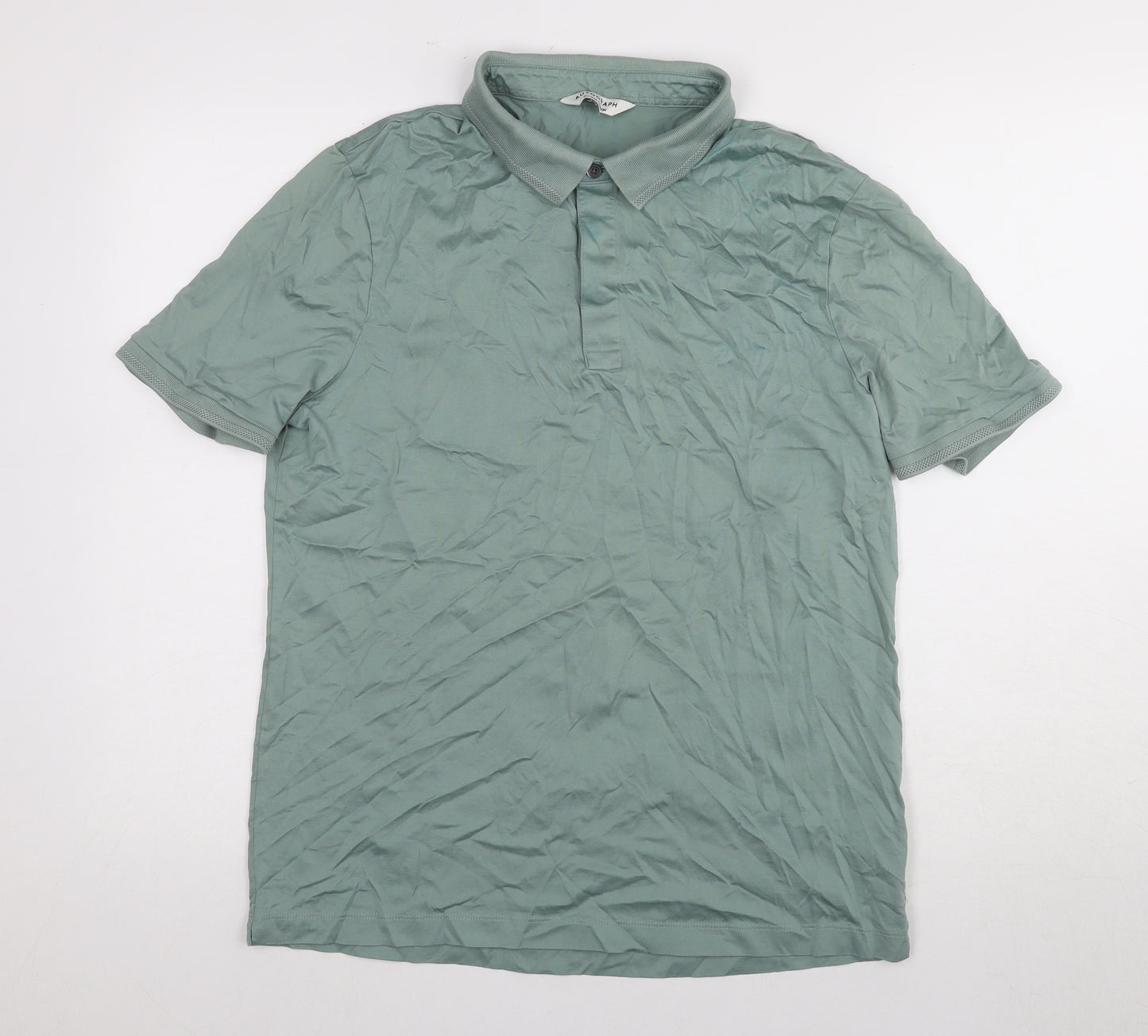 Marks & Spencer Men's Green XL Polo Shirt - Classic Fit