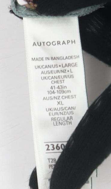 Marks & Spencer Men's Green XL Polo Shirt - Classic Fit