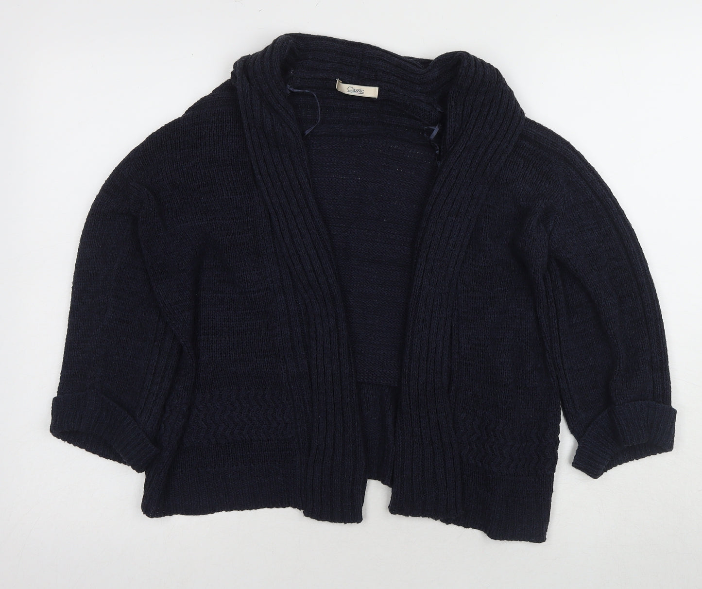 Marks and Spencer Women's Blue Cardigan, Size 16