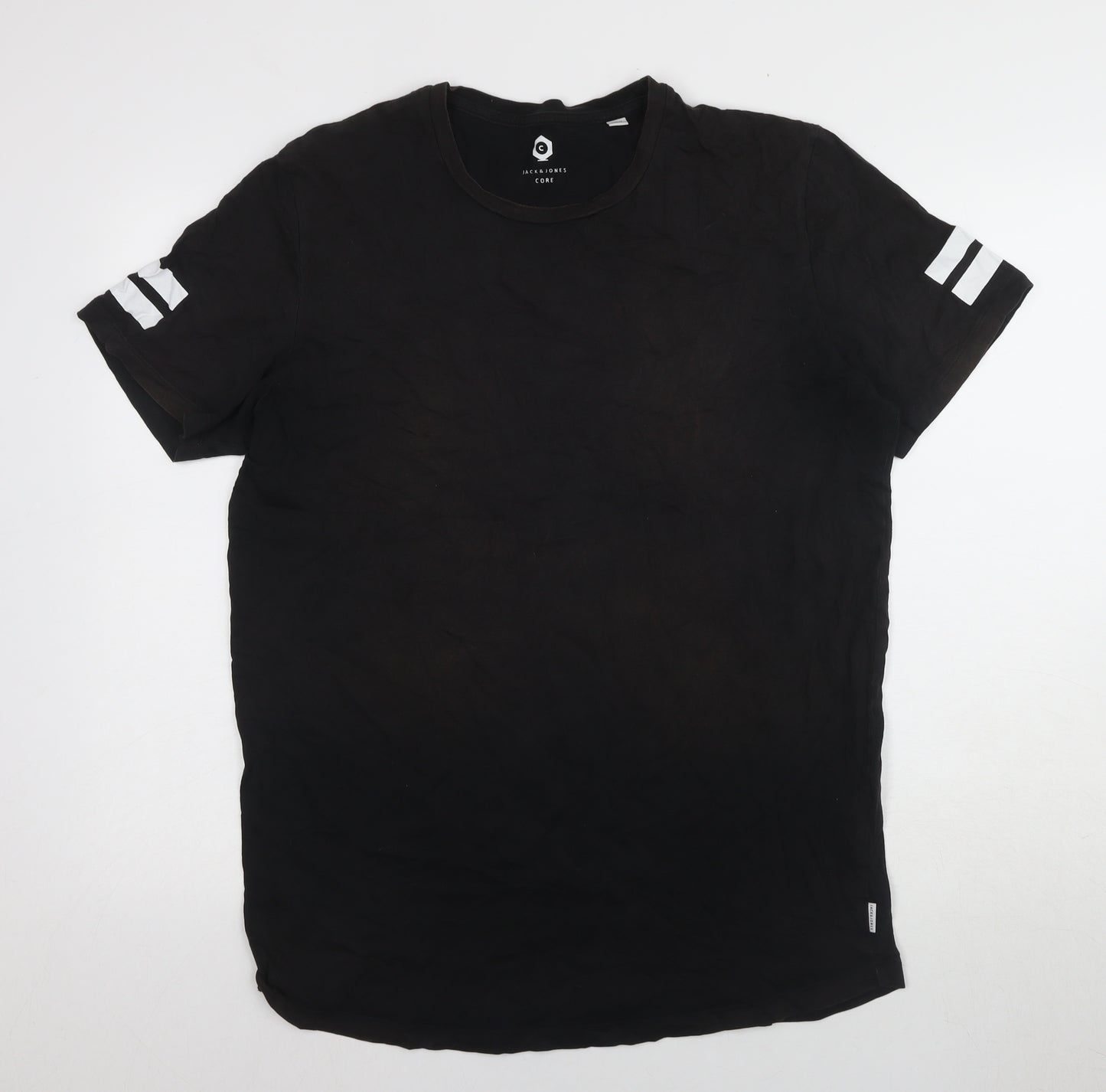 Jack & Jones Men's Black XL Crew Neck T-Shirt