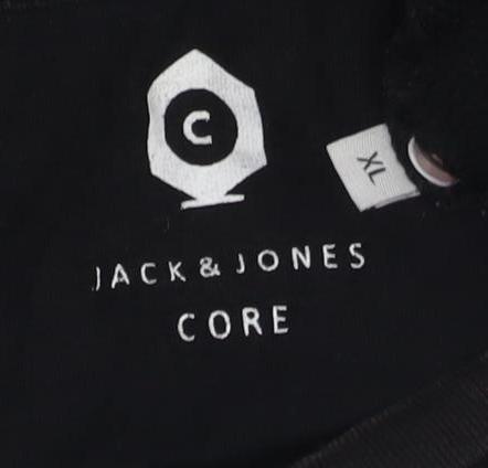 Jack & Jones Men's Black XL Crew Neck T-Shirt