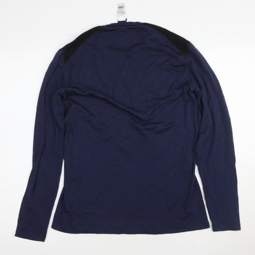 Decathlon Men's Blue Long Sleeve T-Shirt, Size S