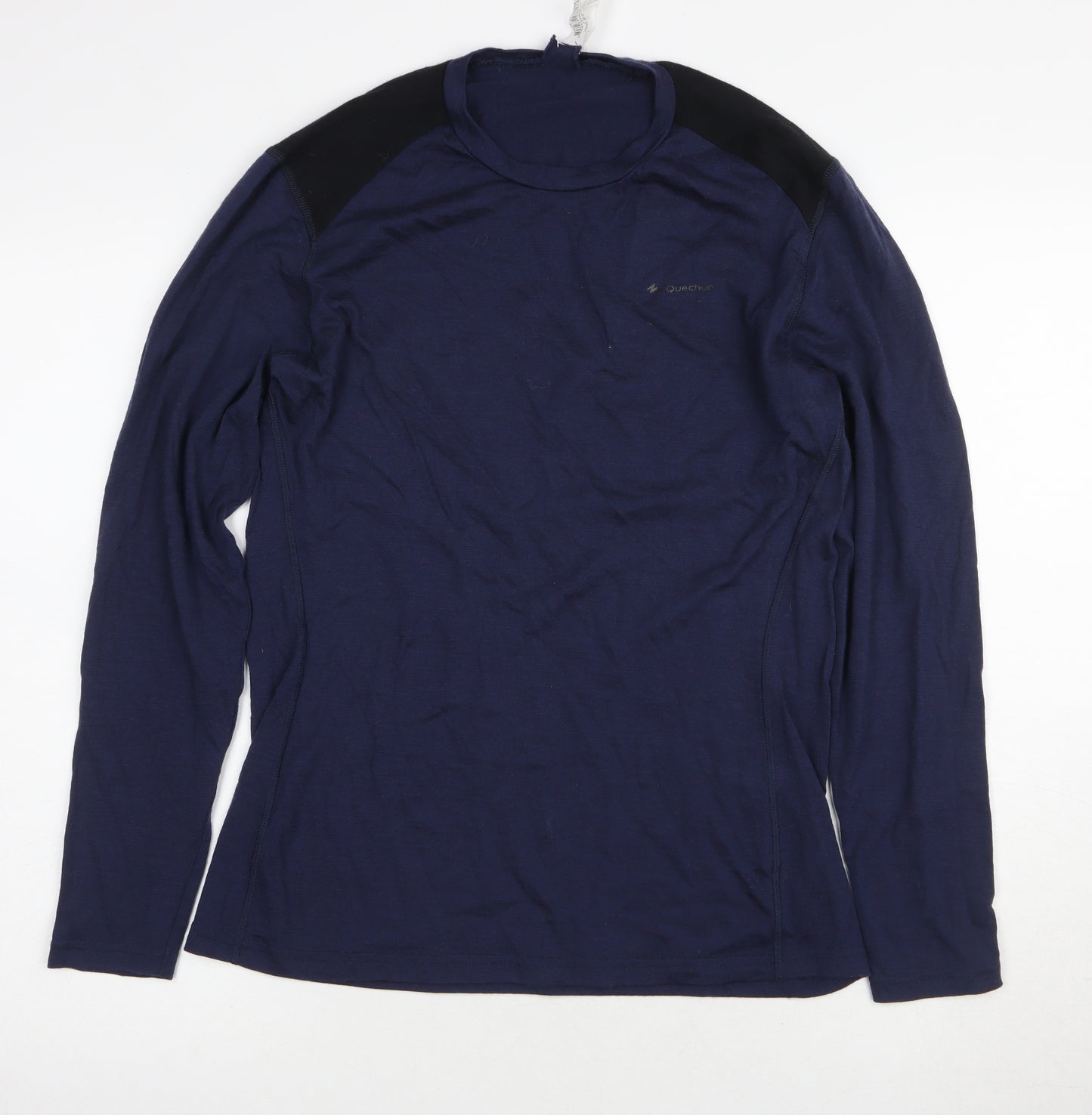 Decathlon Men's Blue Long Sleeve T-Shirt, Size S