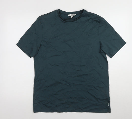 Marks and Spencer Men's Green Medium T-Shirt