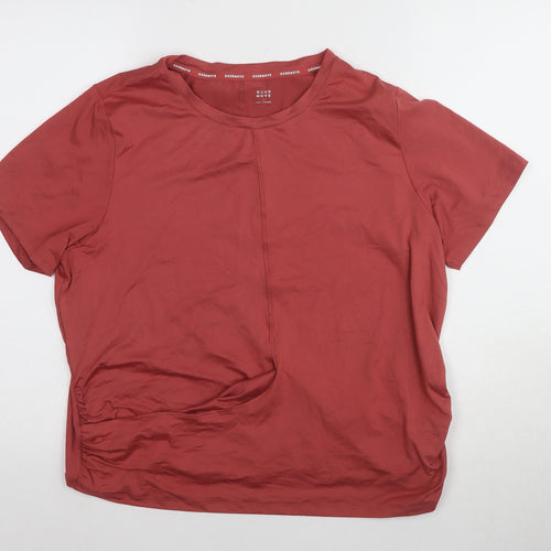 Goodmove Women's Red Short Sleeve T-Shirt Size 18