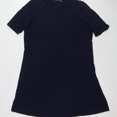 Marks and Spencer Women's Navy T-Shirt Dress Size 16