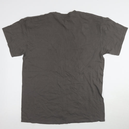 Old Guys Rule Men's Grey Regular Fit T-Shirt, L