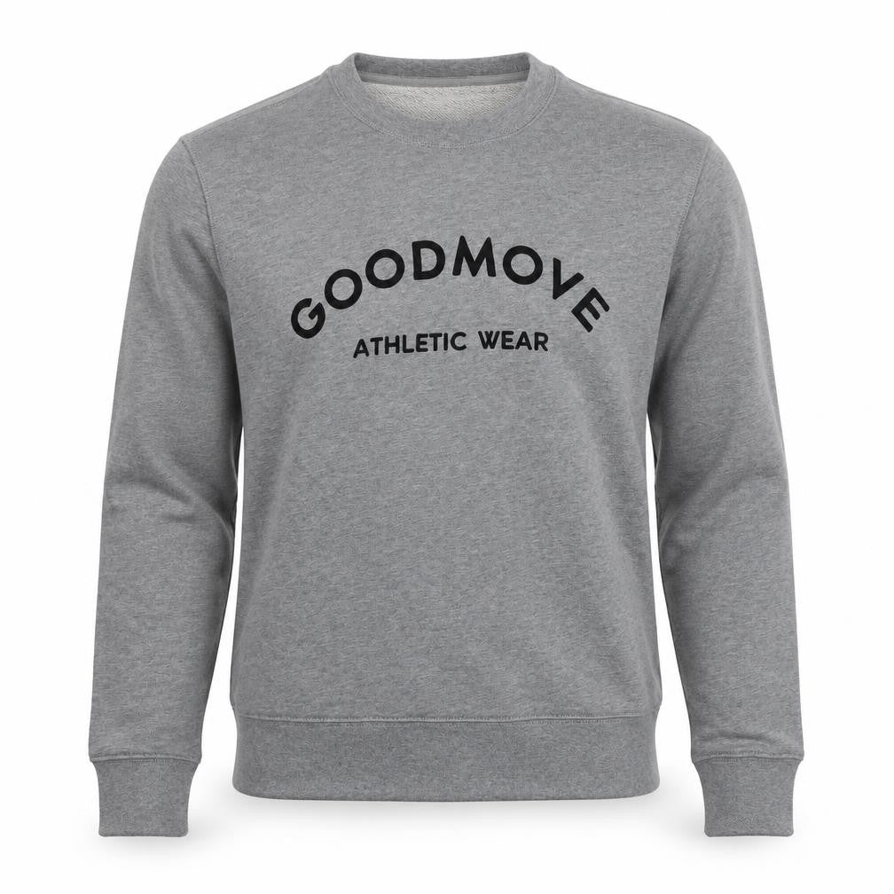 Front view of Marks & Spencer Grey Men's Sweatshirt, S, Graphic Print