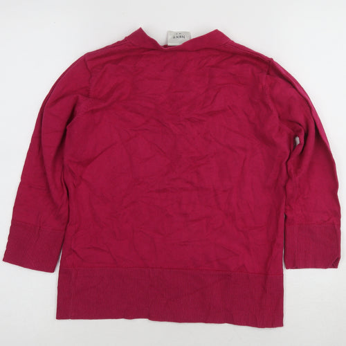 NEXT Women's Red Long Sleeve Basic Top Size 12