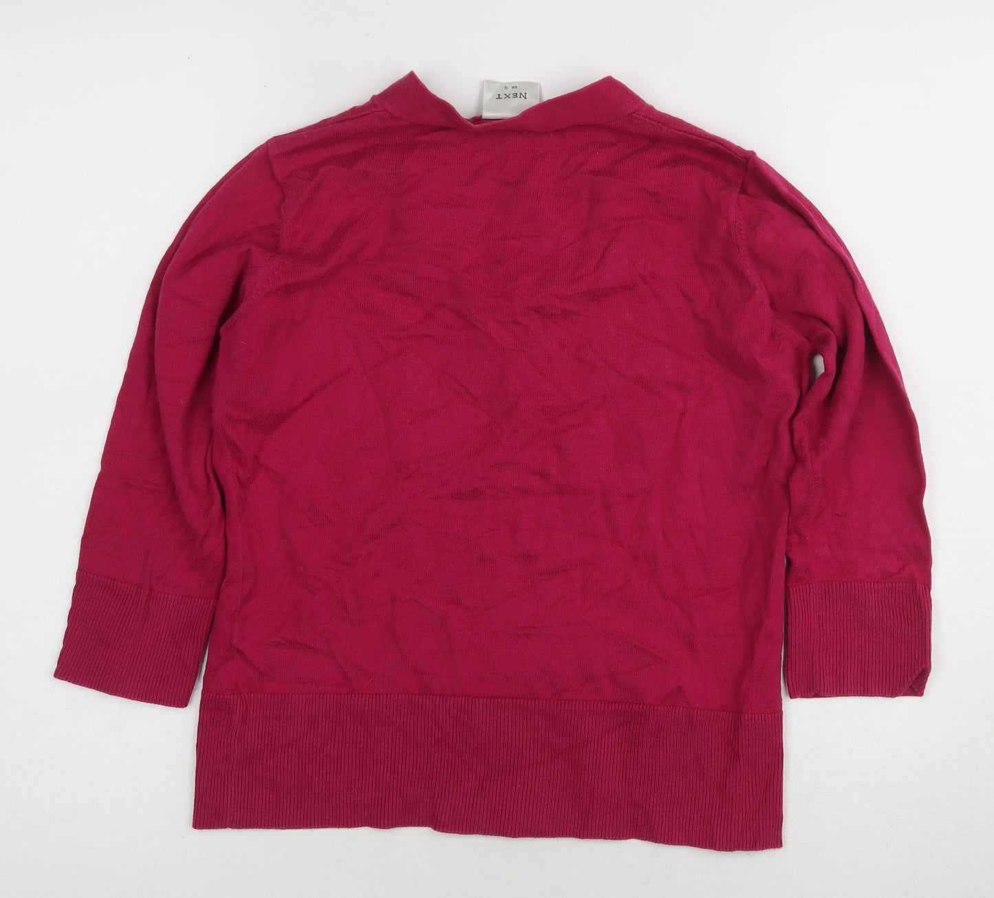 NEXT Women's Red Long Sleeve Basic Top Size 12