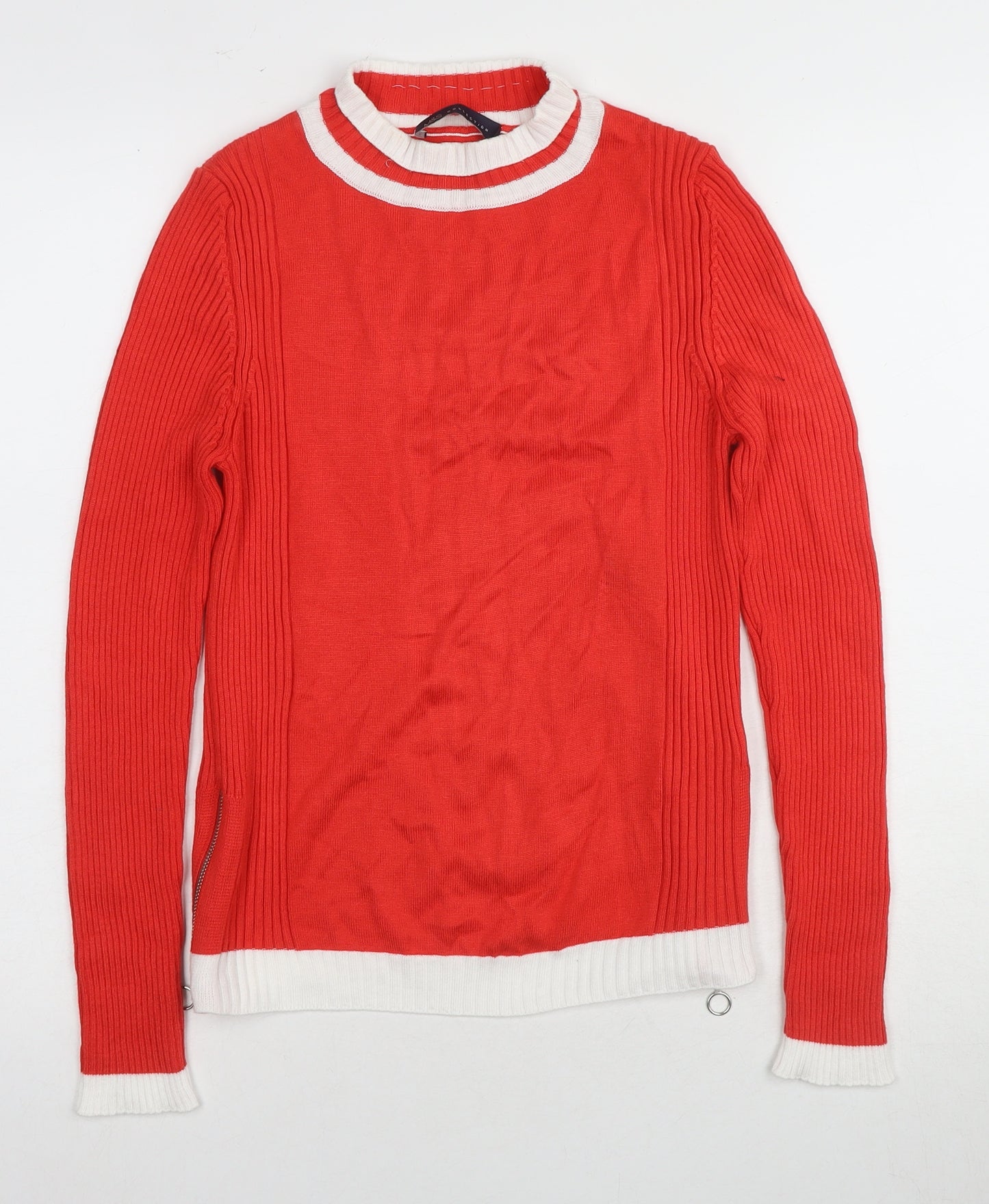 Marks and Spencer Red Women's Size 10 Ringer Jersey