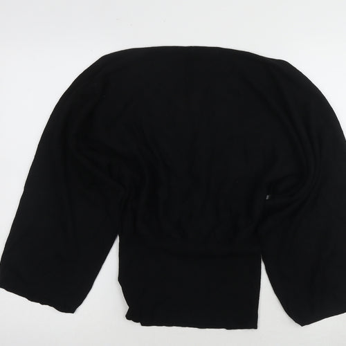 Millenium Black Women's Blouse 3/4 Sleeve One Size