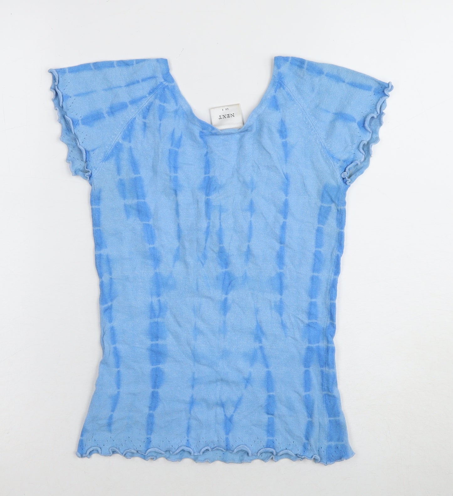 Next Women's Blue Striped Short Sleeve T-Shirt