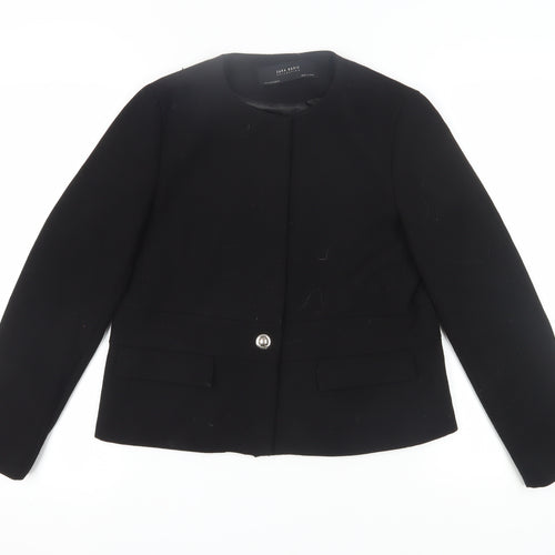 Zara Women's Black Blazer Size 8 Regular