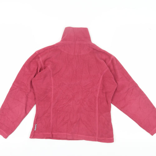 Trespass Girls Red Fleece Pullover Sweatshirt 11 Years