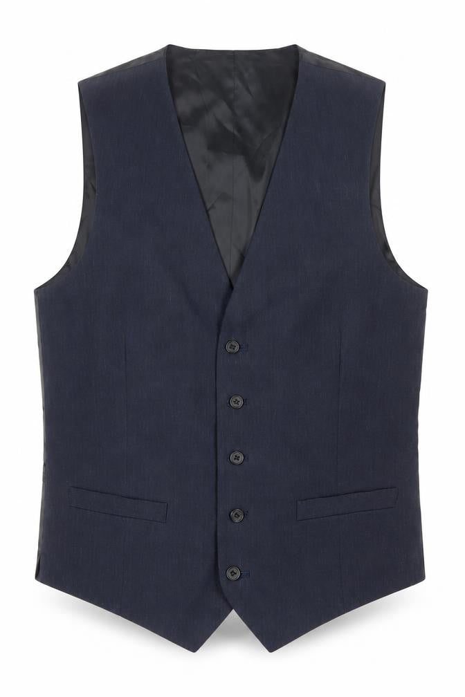 Marks and Spencer Men's Blue Suit Waistcoat Size 38R