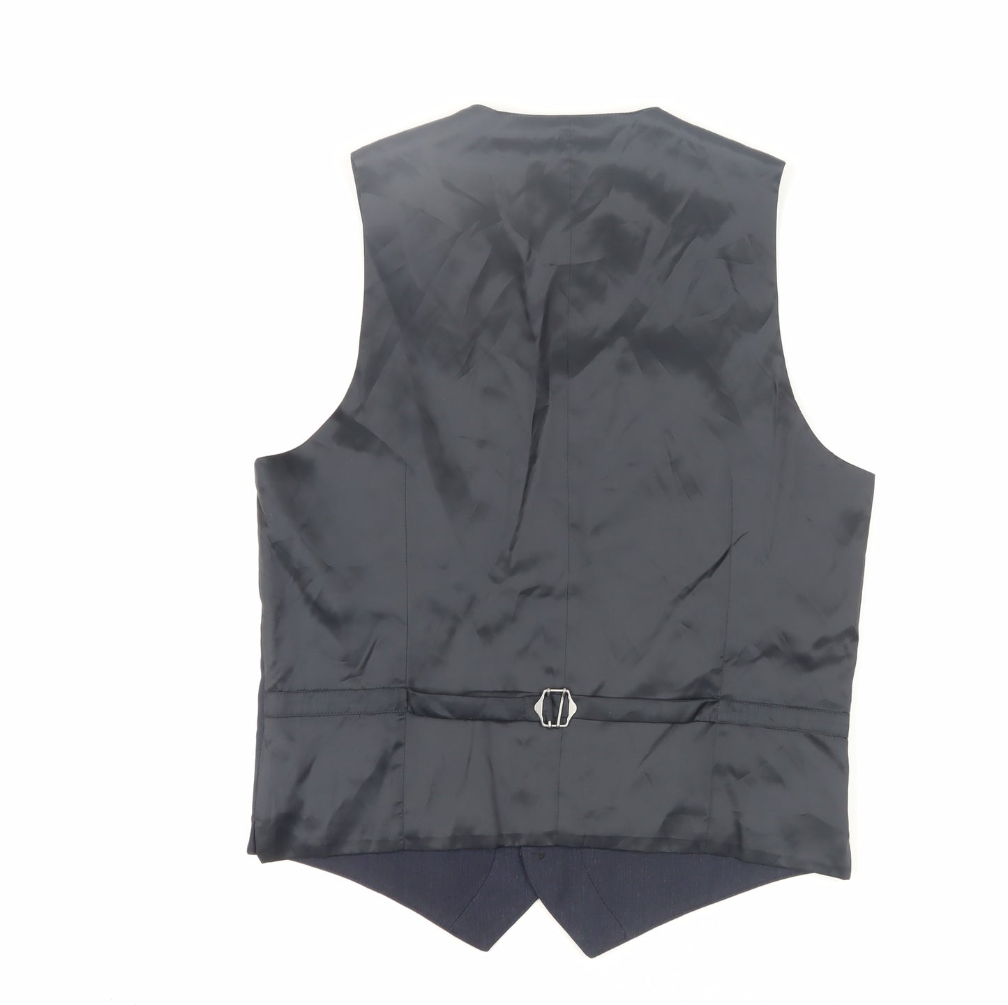 Marks and Spencer Men's Blue Suit Waistcoat Size 38R