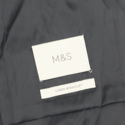 Marks and Spencer Men's Blue Suit Waistcoat Size 38R