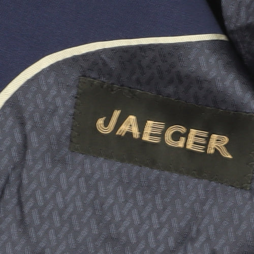 Jaeger Men's Blue Suit Jacket 40R Regular Fit