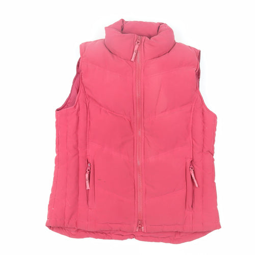 Jack Murphy Pink Women's Puffer Waistcoat Size 12